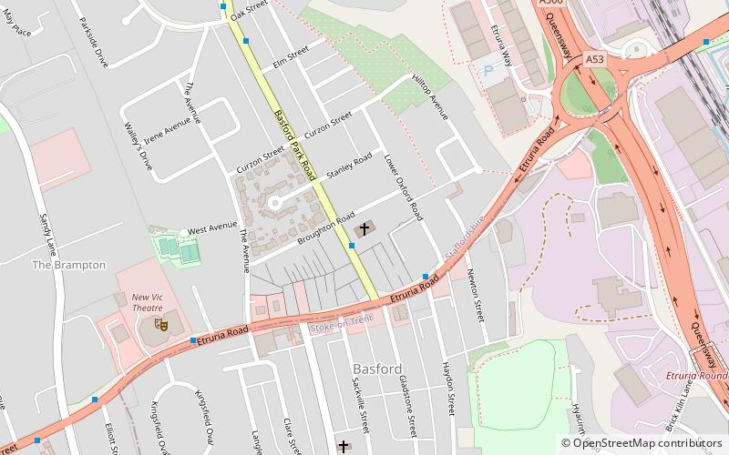 kosciol sw marka stoke on trent location map