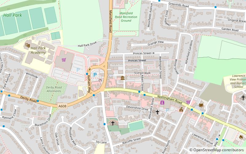 D. H. Lawrence Birthplace Museum location map