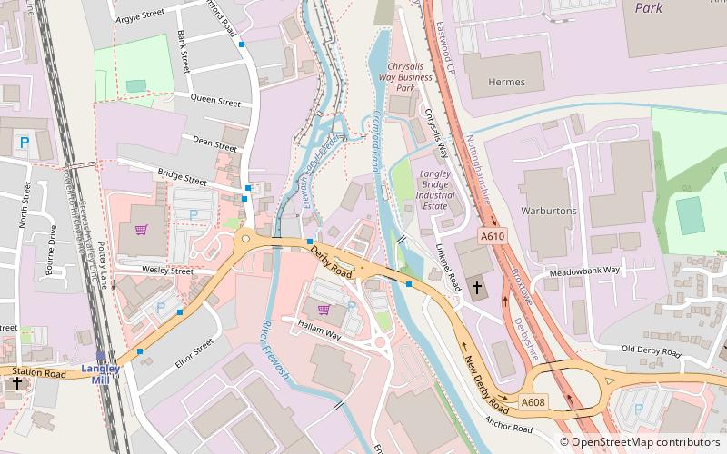 Erewash Canal location map