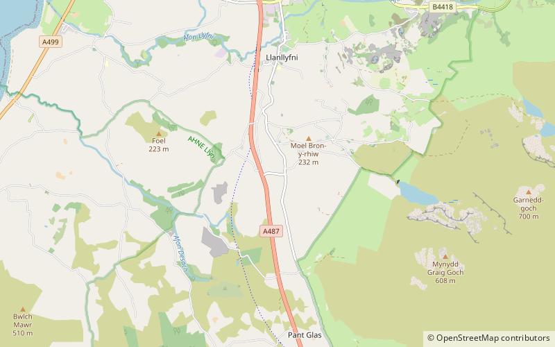 Dyffryn Nantlle location map