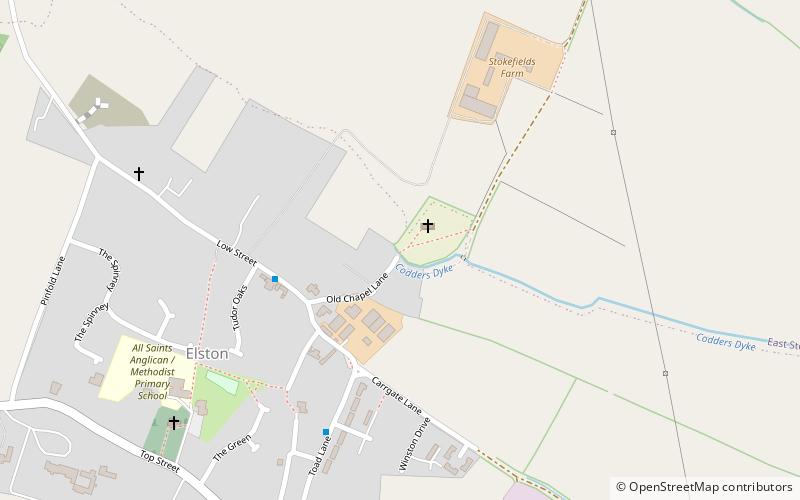 Elston Chapel location map