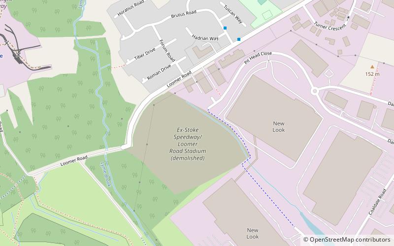 loomer road stadium stoke on trent location map