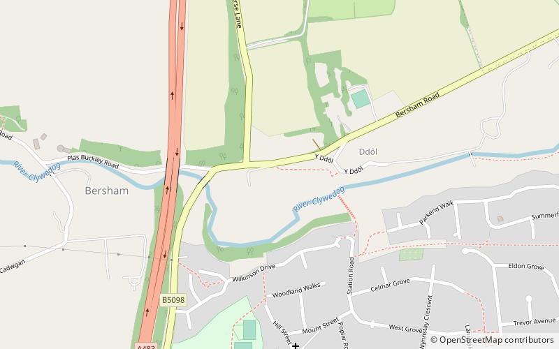 Bersham Ironworks location map