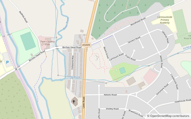 Hulton Abbey location map