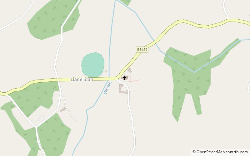 St Elidan's Church location map