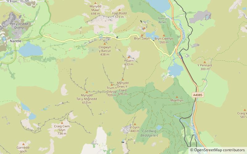 Mynydd Drws-y-Coed location map