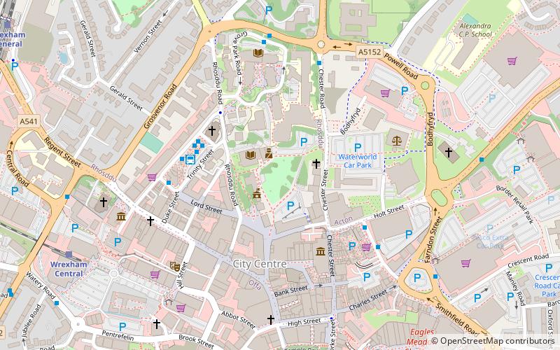 Llwyn Isaf location map