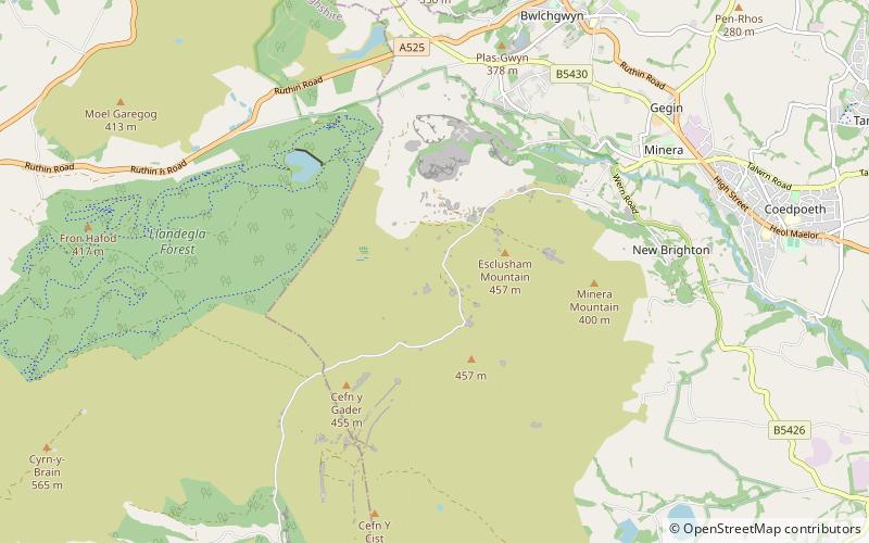 Ogof Llyn Parc location map