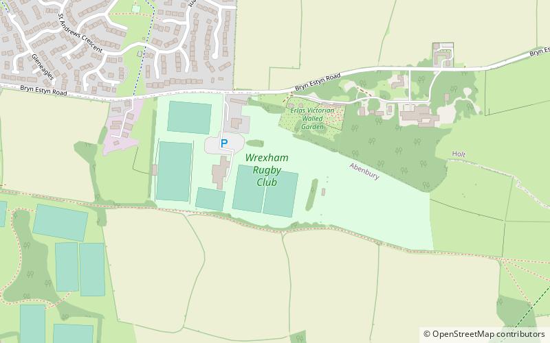 wrexham rfc location map