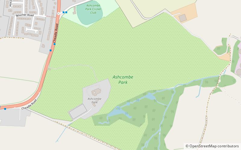 Ashcombe Park location map