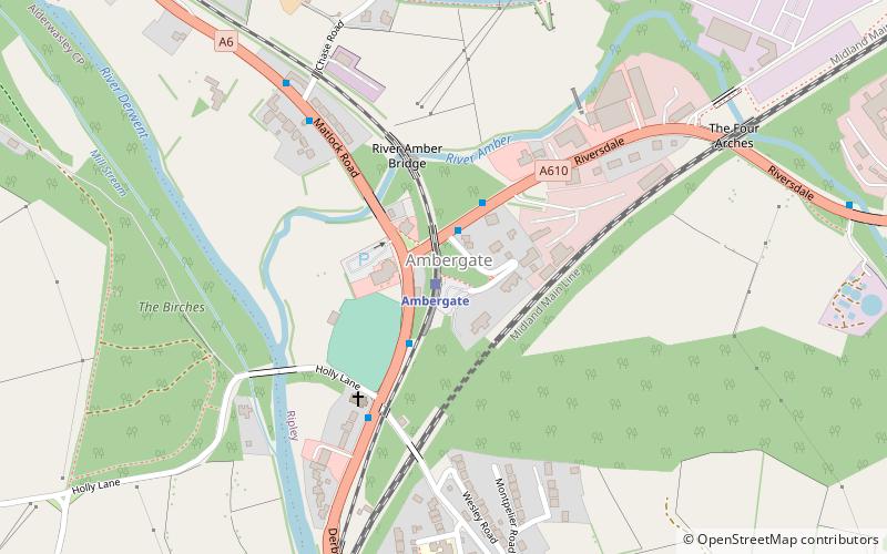 Toadmoor Tunnel location map