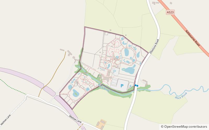 Peak Wildlife Park location map