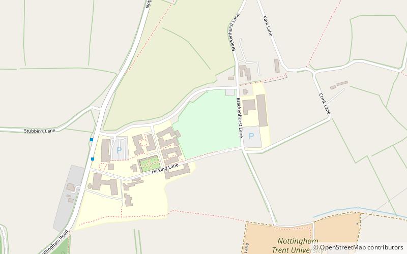 Brackenhurst Cricket Ground location map