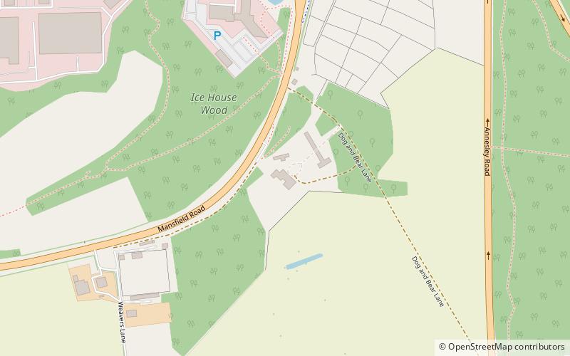 Annesley Hall location map