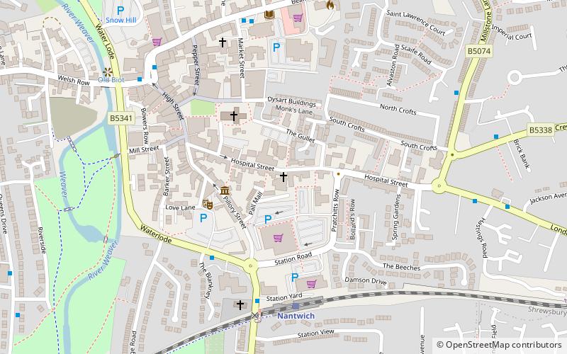 Nantwich Methodist Church location map