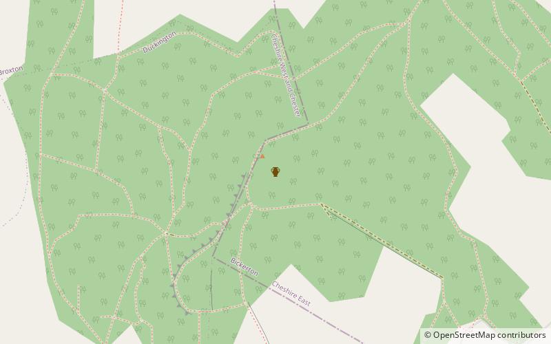 Maiden Castle location map