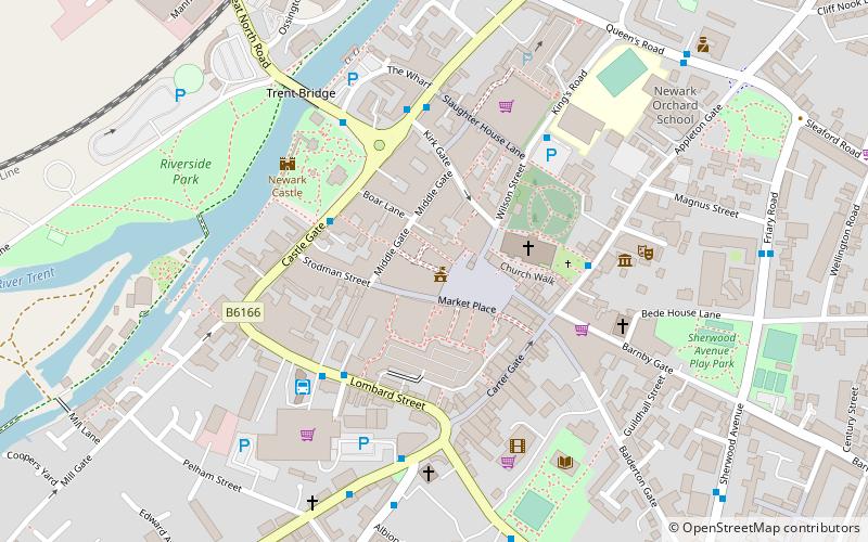 Newark Town Hall location map