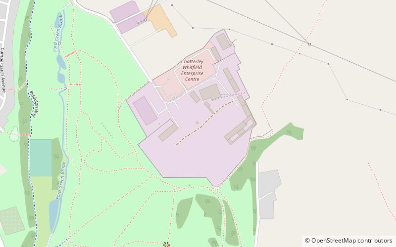 Chatterley Whitfield location map