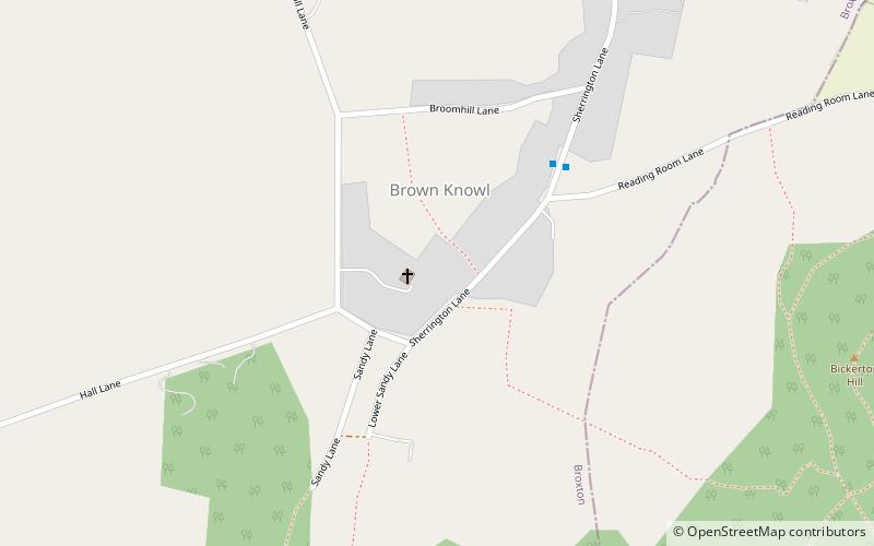 Brown Knowl Methodist Church location map