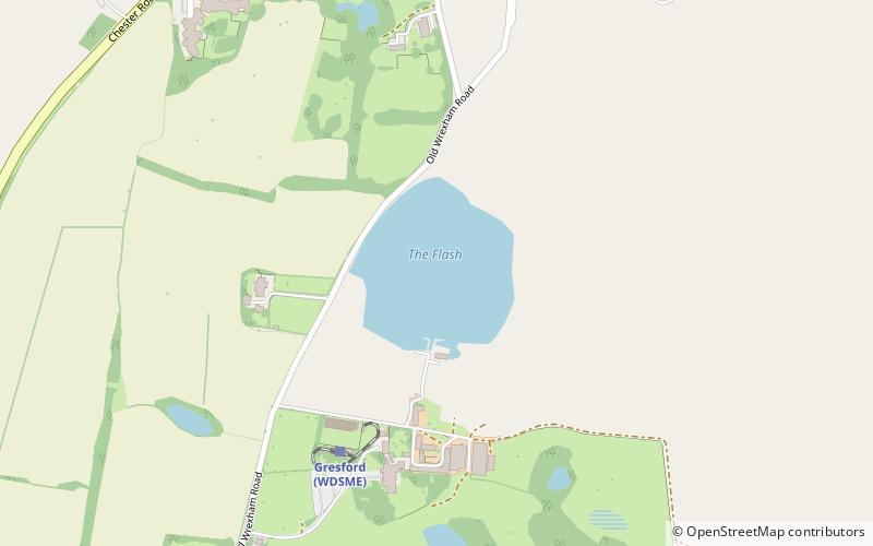 The Flash Lake location map