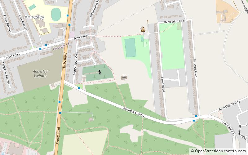 All Saints' Church location map