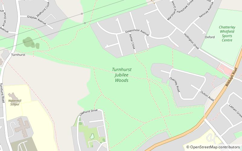 turnhurst stoke on trent location map