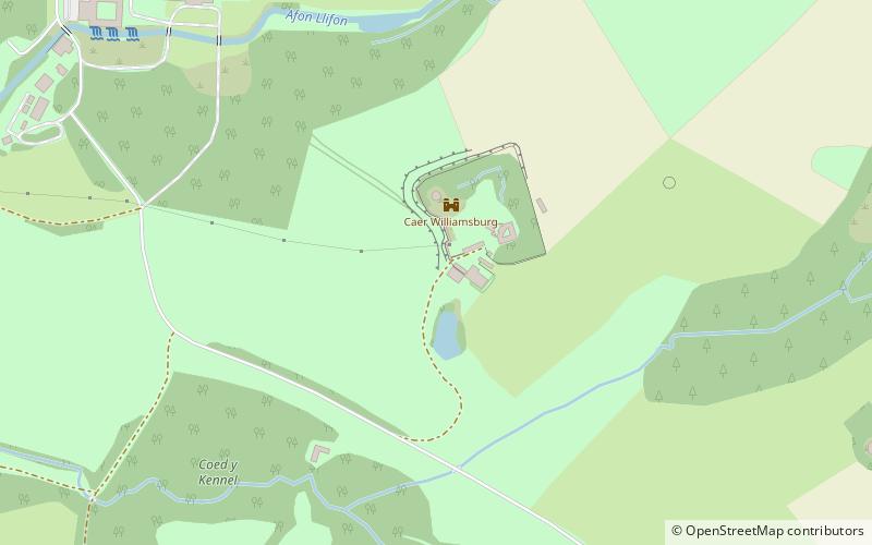 Glynllifon location map