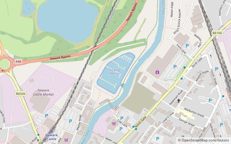 Kings Marina location map