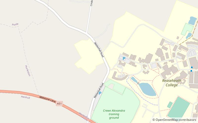 Reaseheath Old Hall location map