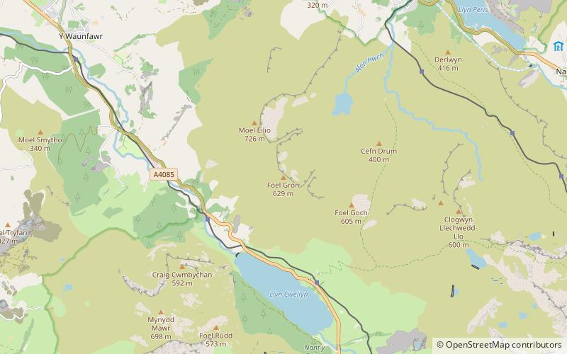 Foel Gron location map