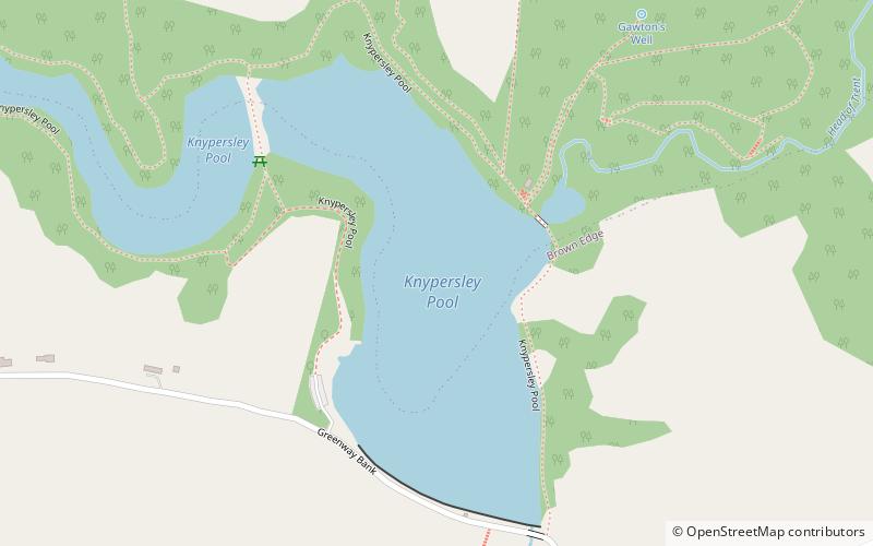 Knypersley Reservoir location map