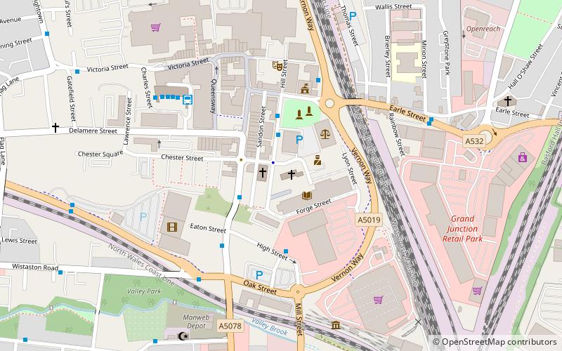 Christ Church Tower location map