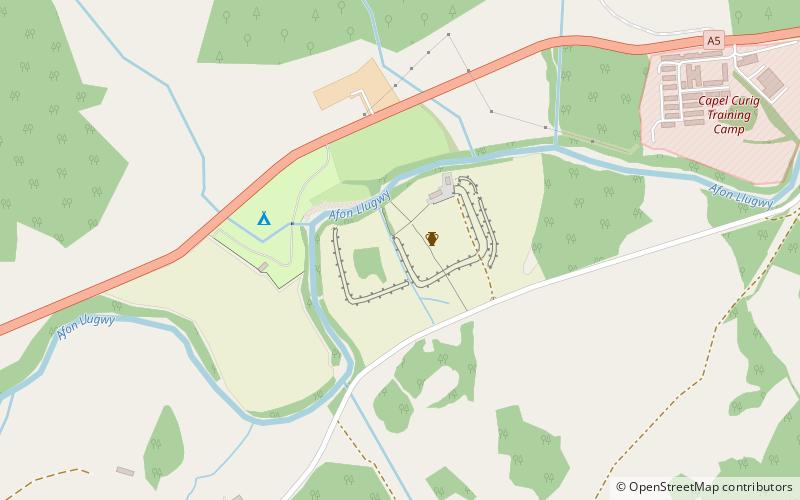 Caer Llugwy location map
