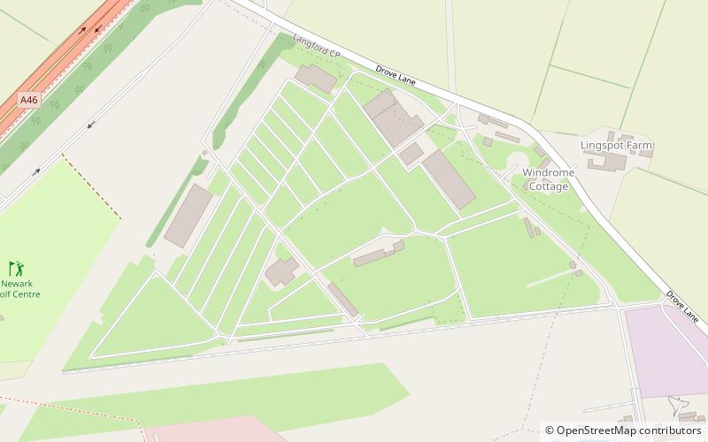 Newark Showground location map