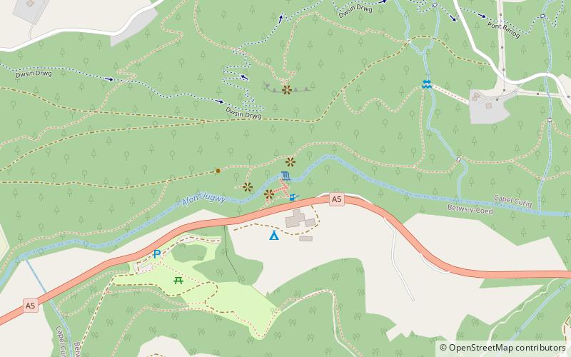 Swallow Falls location map