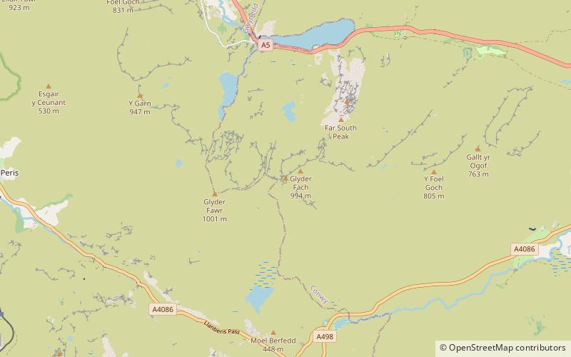 Castell y Gwynt location map