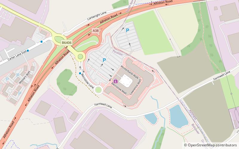 East Midlands Designer Outlet location map