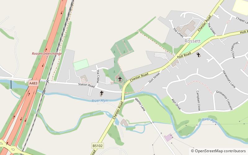 Christ Church location map