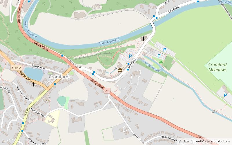 Cromford Wharf location map