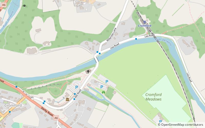 Derwent Valley Heritage Way location map
