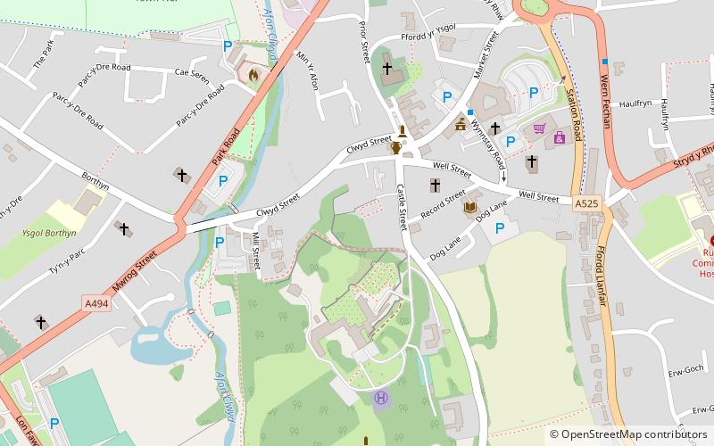 nos 33 35 37 clwyd street ruthin location map