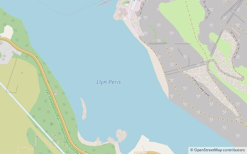 Llyn Peris location map