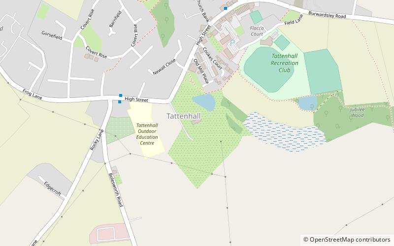 Tattenhall Hall location map