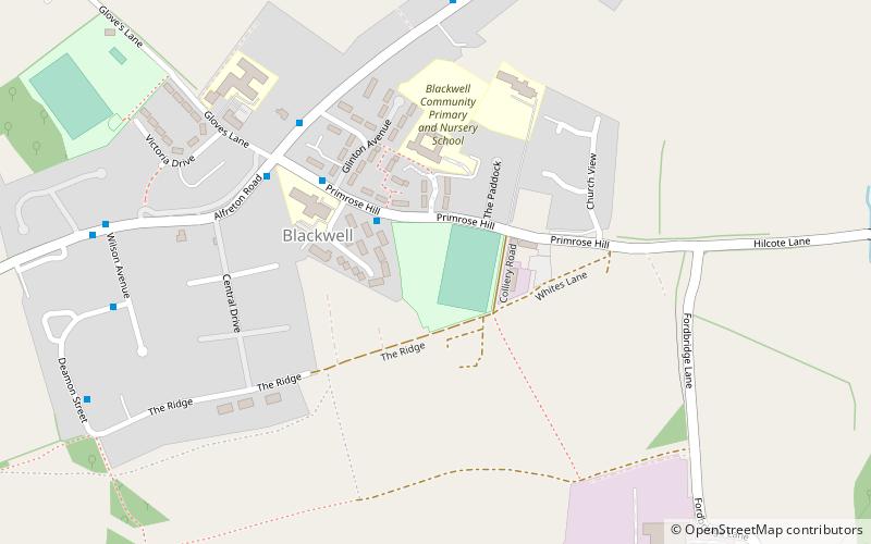 Miners Welfare Ground location map