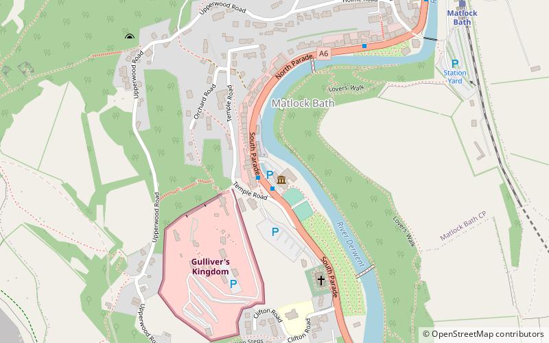 Peak District Lead Mining Museum location map