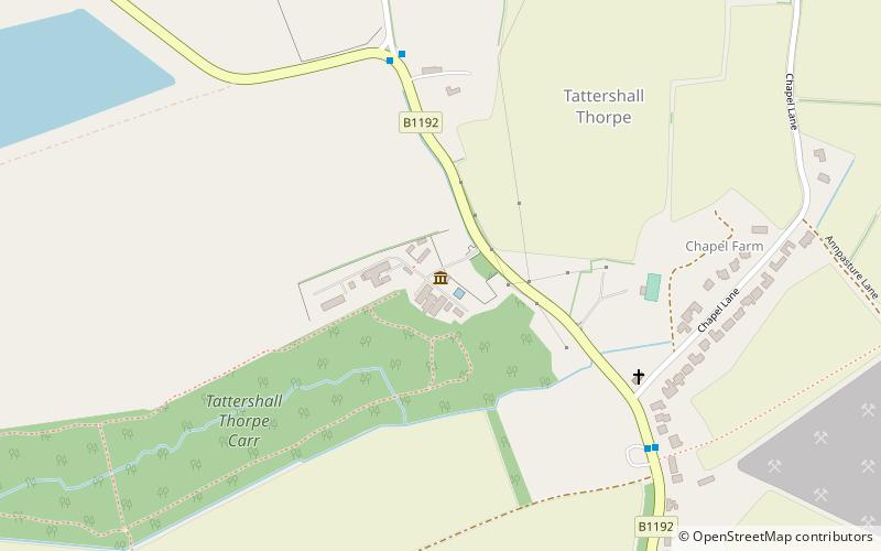 thorpe park tattershall location map