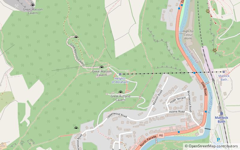 Heights of Abraham location map