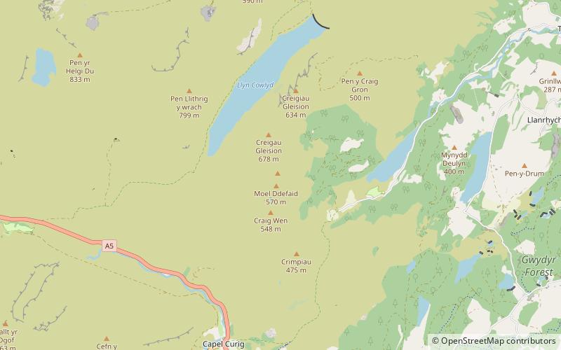 Craiglwyn location map