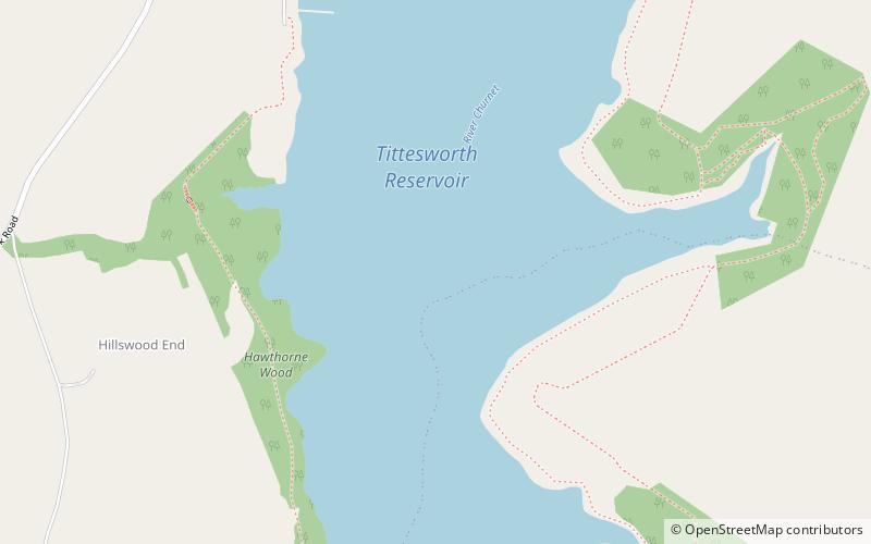 Tittesworth reservoir location map
