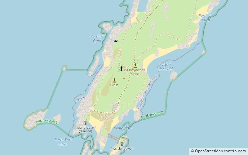 Llanddwyn Island Lighthouse location map